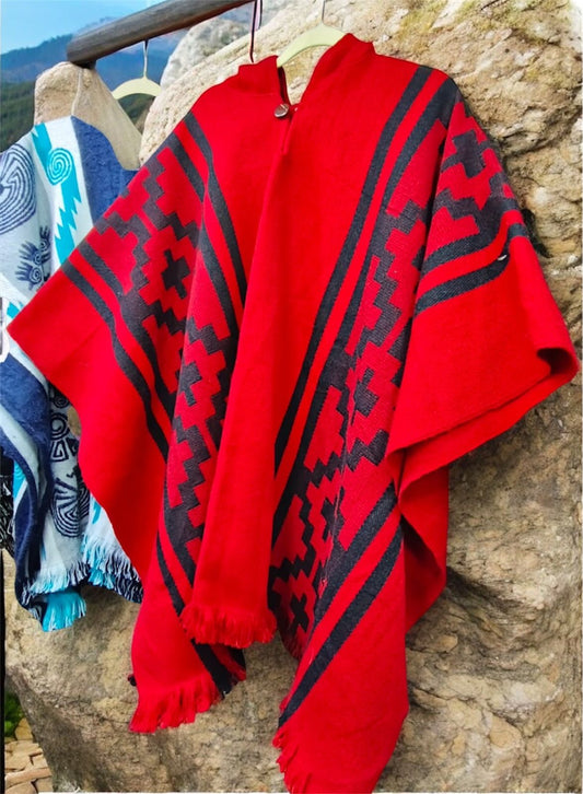 Poncho Punto Cruz